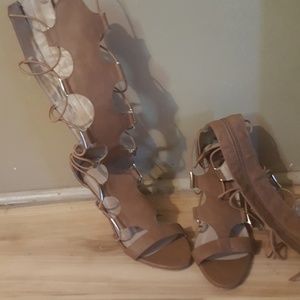 Brown heels